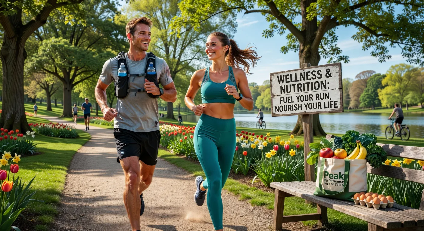 Person walking outdoors in a park, representing an active daily lifestyle