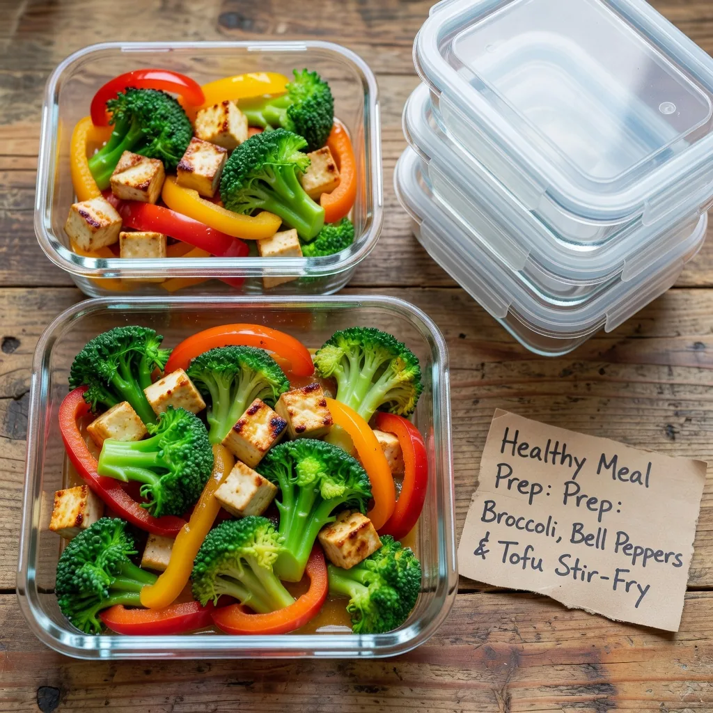 Colourful vegetable stir fry prepared quickly in a wok